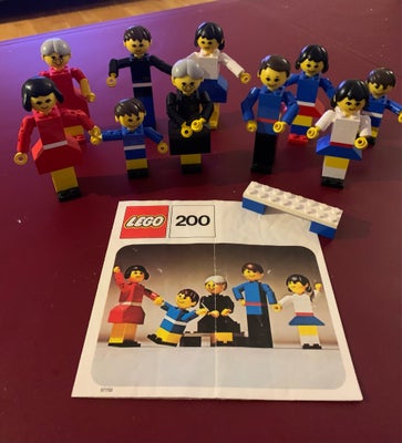 Lego andet, Retro Lego familie 200, Retro Lego familie, model 200. Sættet består oprindelig af mor, 