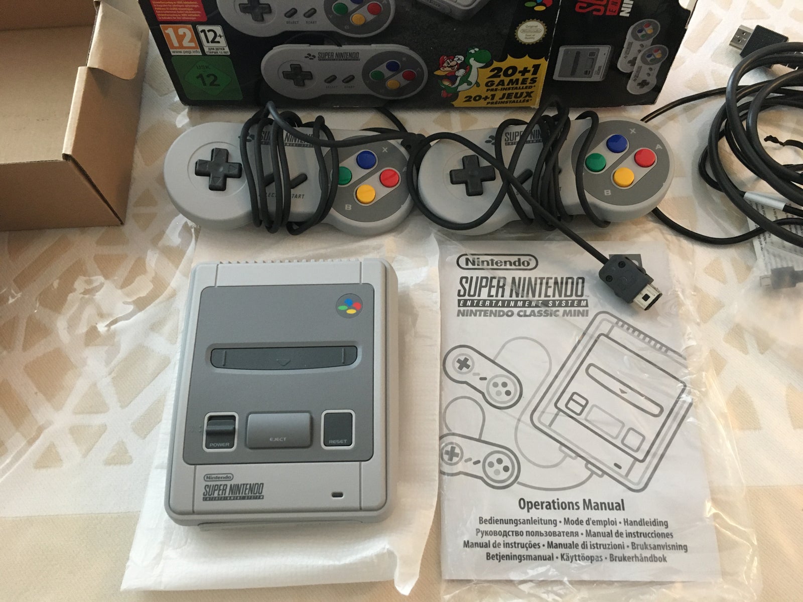 Nintendo SNES, Nintendo Super Nintendo, Classic Mini