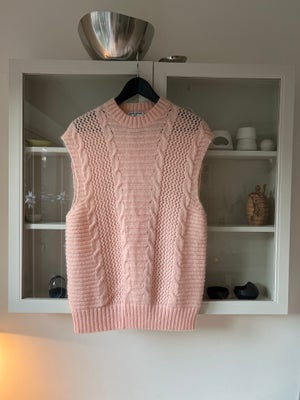 Vest, Opening Ceremony , str. 36, Laksefarvetlyserød duset, Ubrugt, Lækker lækker blød strik, ved ik
