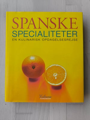 Spanske specialiteter, Könemann, emne: mad og vin, Bogen fremstår i god stand,
Hardback med smudsoms