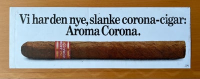 Klistermærker, Corona cigar, Bredde: 23,5 cm