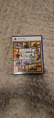 GTA5, PS5, action, Grand theft auto konsol spil til Playstation 5 er brugt i en kort periode og fejl