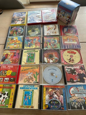 31 cd’er: Den grimme ælling og andre eventyr, HC Andersen, 31 Børnecd’er med børnemusik og eventyr.
