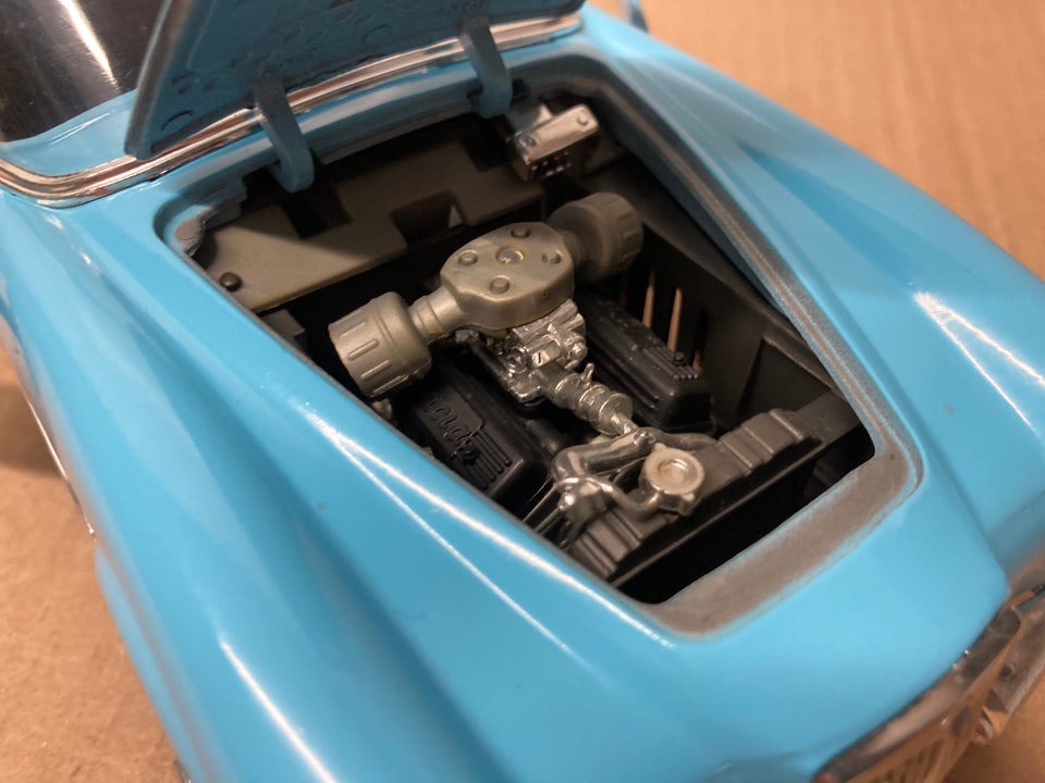 Modelbil, Lancia Aurelia B24 Spider 1955 1:18, skala 1:18