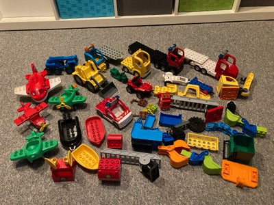 Lego andet, Lego klodser duplo, Tilbehør til lego duplo klodser med biler og andre ting
