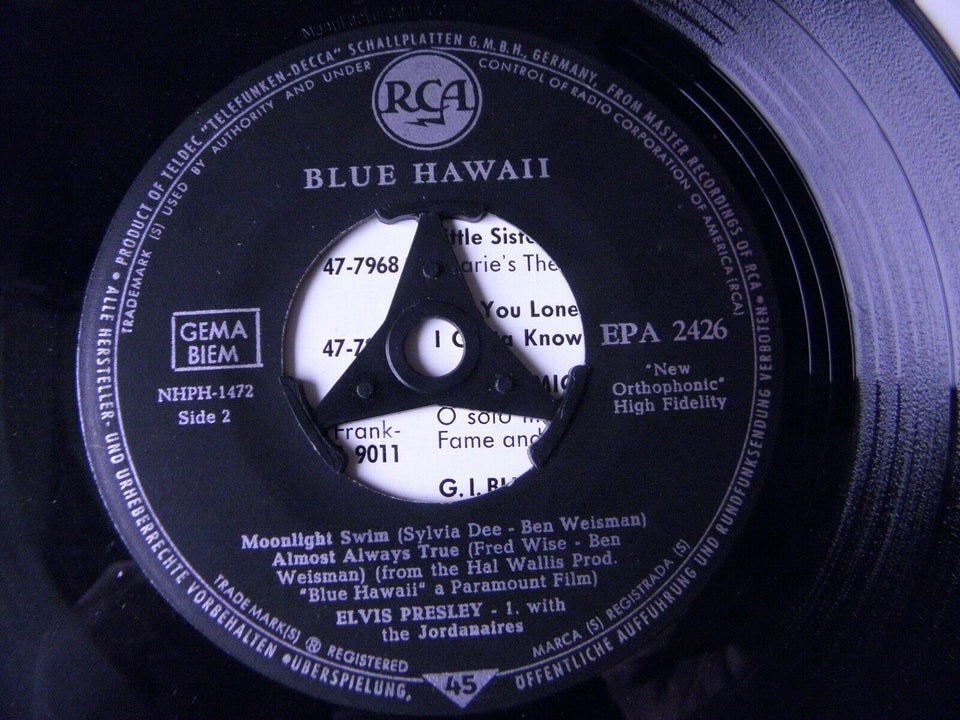 EP, Elvis Presley, Blue Hawaii