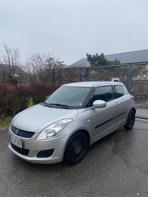 Suzuki Swift, 1,2 GL, Benzin, 2010, km 201000, gråmetal, aircondition, ABS, airbag, alarm, 3-dørs, c