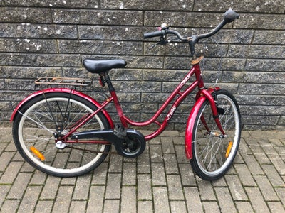 Pigecykel, classic cykel, andet mærke, 3 gear, Rigtig fin puck pigecykel med 3 gear, håndbremse, lås