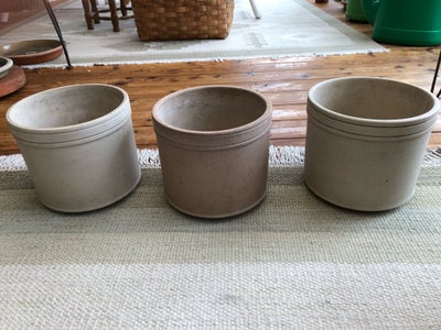 Krukker, Kahler, Keramik, 3 rigtig flotte krukker fra Kahler. Ø 18 cm H 15 cm. Sælges samlet eller e