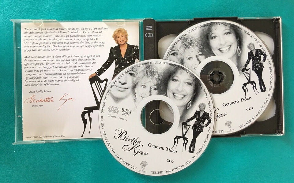 Birthe Kjær (2CD): Gennem tiden, pop