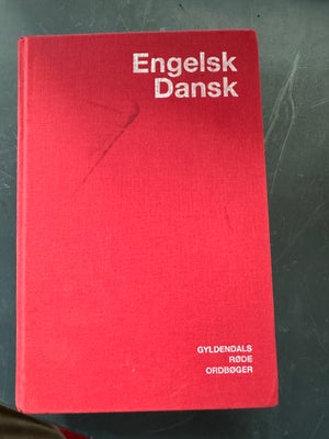 Engelsk / Dansk ordbog , Gyldendals , år 2003, 13 udgave, Engelsk / dansk ordbog af Gyldendals 

Bog