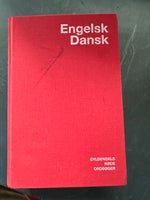 Engelsk / Dansk ordbog , Gyldendals , år 2003