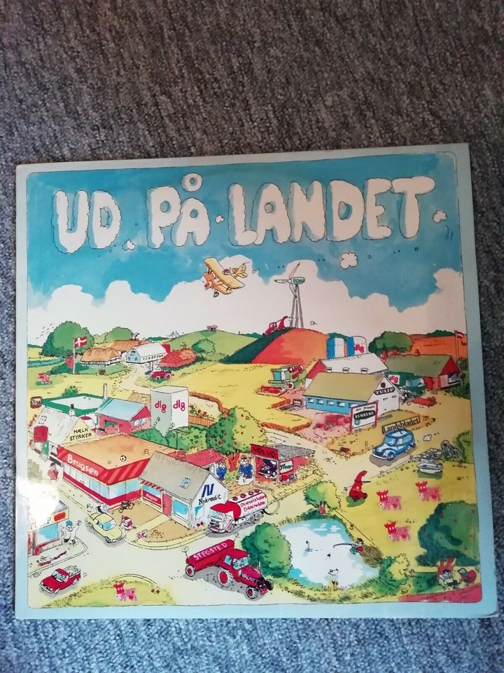 Børneplade  UD PÅ LANDET
Udgivet på  Olga record...