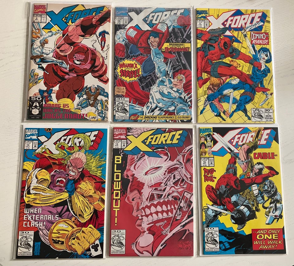 X-force 1-15 US Marvel comics, Tegneserie