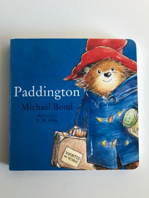 Bøger, Padington, Paddington børnebog på Engelsk af Michael Bond . Siderne er i hård tyk pap og utro