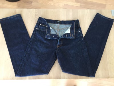 Jeans, HUGO BOSS, str. 33, Mørkeblå, Jeans, Næsten som ny, HUGO BOSS Jeans bukser i størrelse W 33 /