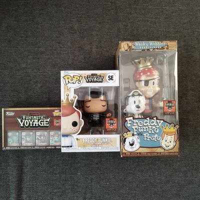 Samlefigurer, Funko pop - funtastic Voyage, Sælger det her sæt fra funtastic Voyage.. Freddy Funko s