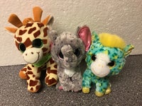 Lille Giraf Elefant Abe Dukke Sovedyr, Molli Toys Impulse