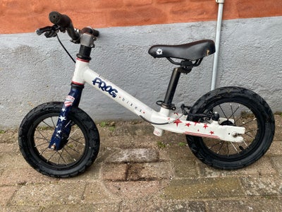 Unisex børnecykel, løbecykel, andet mærke, FROG, FROG letvægts løbecykel. Kvalitets løbecykel med hå