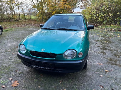 Toyota Corolla, 1,3 Terra, Benzin, 1998, km 189711, turkismetal, ABS, airbag, 3-dørs, servostyring, 