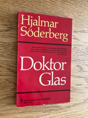 Doktor Glas, Hjalmar Söderberg, genre roman – dba.dk