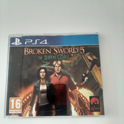 Broken Sword 5 The Serpents Curse, PS4, Sælger dette Broken Sword 5 The Serpents Curse

Pris er IKKE