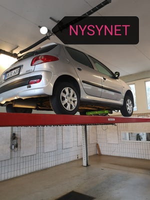 Peugeot 206+, 1,4 HDi 70 Comfort, Diesel, 2010, km 335000, sølvmetal, nysynet, klimaanlæg, aircondit