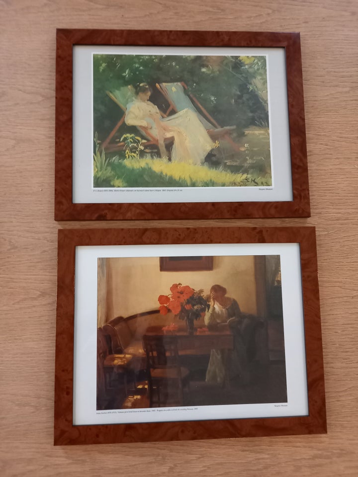 Tryk, Anne Ancher og P.S. Krøyer, motiv: Skagen