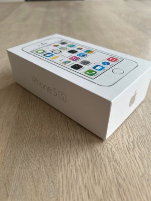 iPhone 5S, 16 GB, hvid, Defekt, iPhone 5s. Virker fint, men skærm er smadret