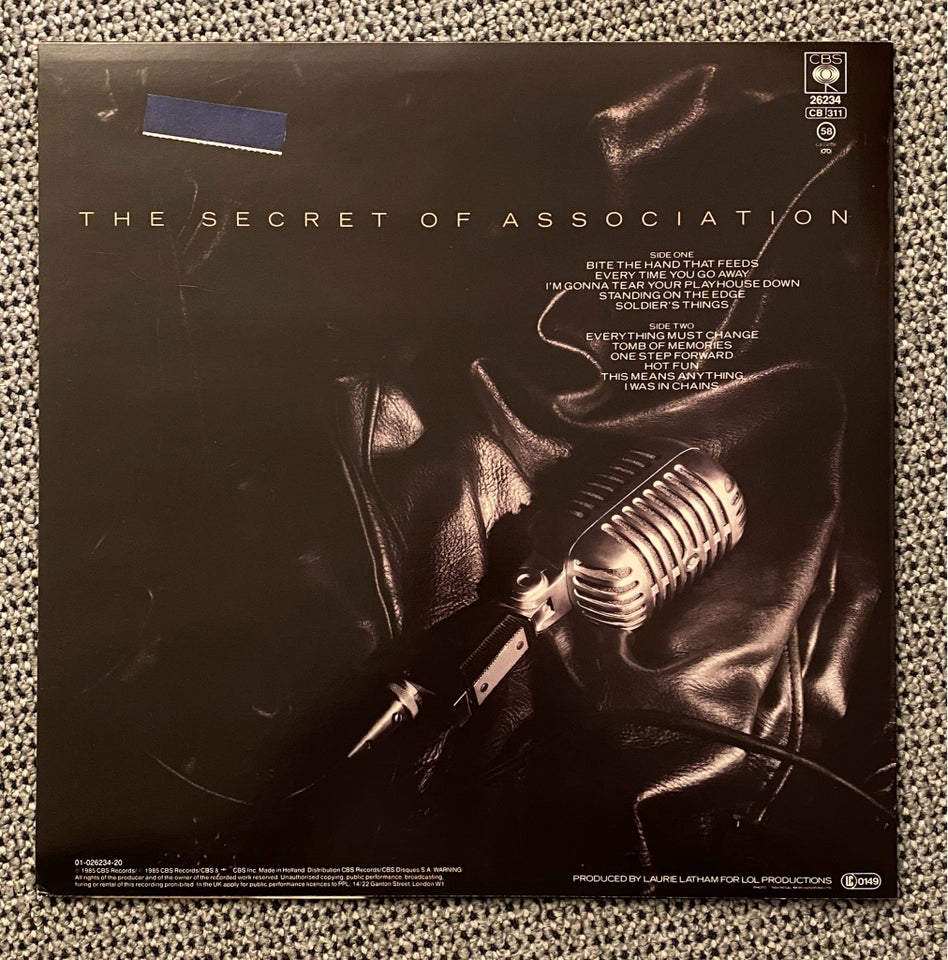 LP, Paul Young, The Secret of Association