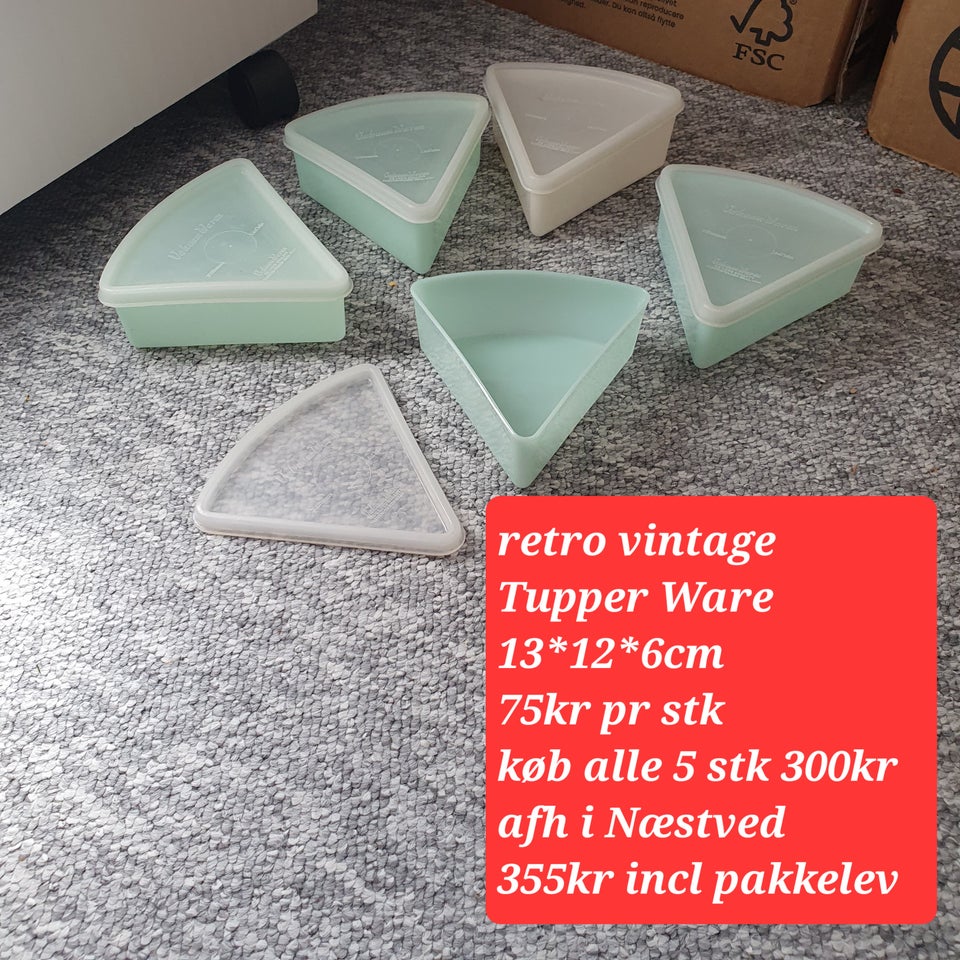 Tupper Ware retro vintage, Tupper Ware