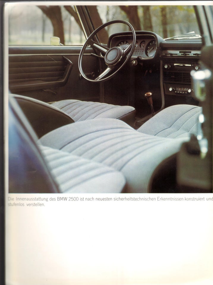 BMW 2500 brochure