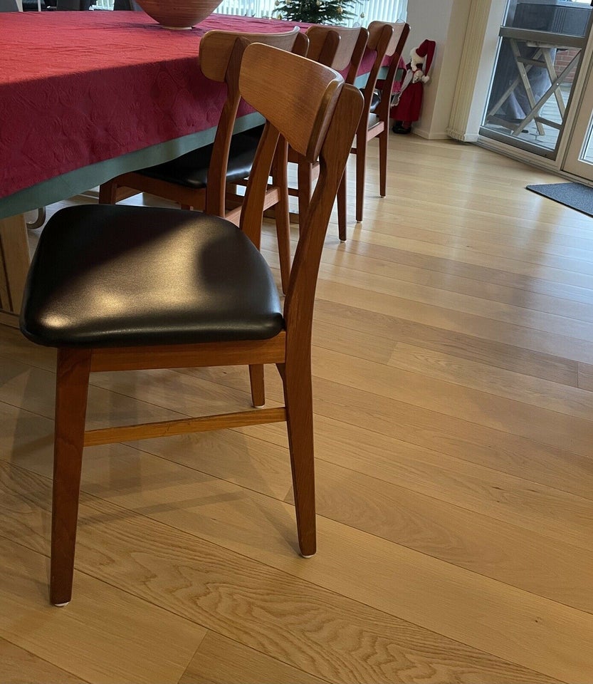 Spisebordsstol, Teak/Bøg, Model Mosbøl