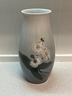 Porcelæn, Vase med Høstanemoner, Bing og Grøndahl, Flot Bing & Grøndahl vase nr. 344 / 5249, dekorer