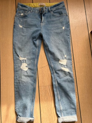 Jeans, Mos Mosh, Bradford Scratch jeans, str. 28,  Lys blå,  Næsten som ny, Meget lidt brugt, super 