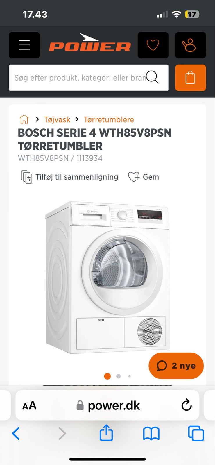 Tørretumbler, Bosch