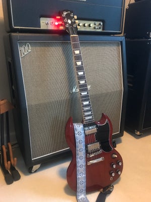 Elguitar, Gibson SG 61 reissue, Flot og næsten ubrugt SG fra 2021.

Topklasse guitar med vintage spe