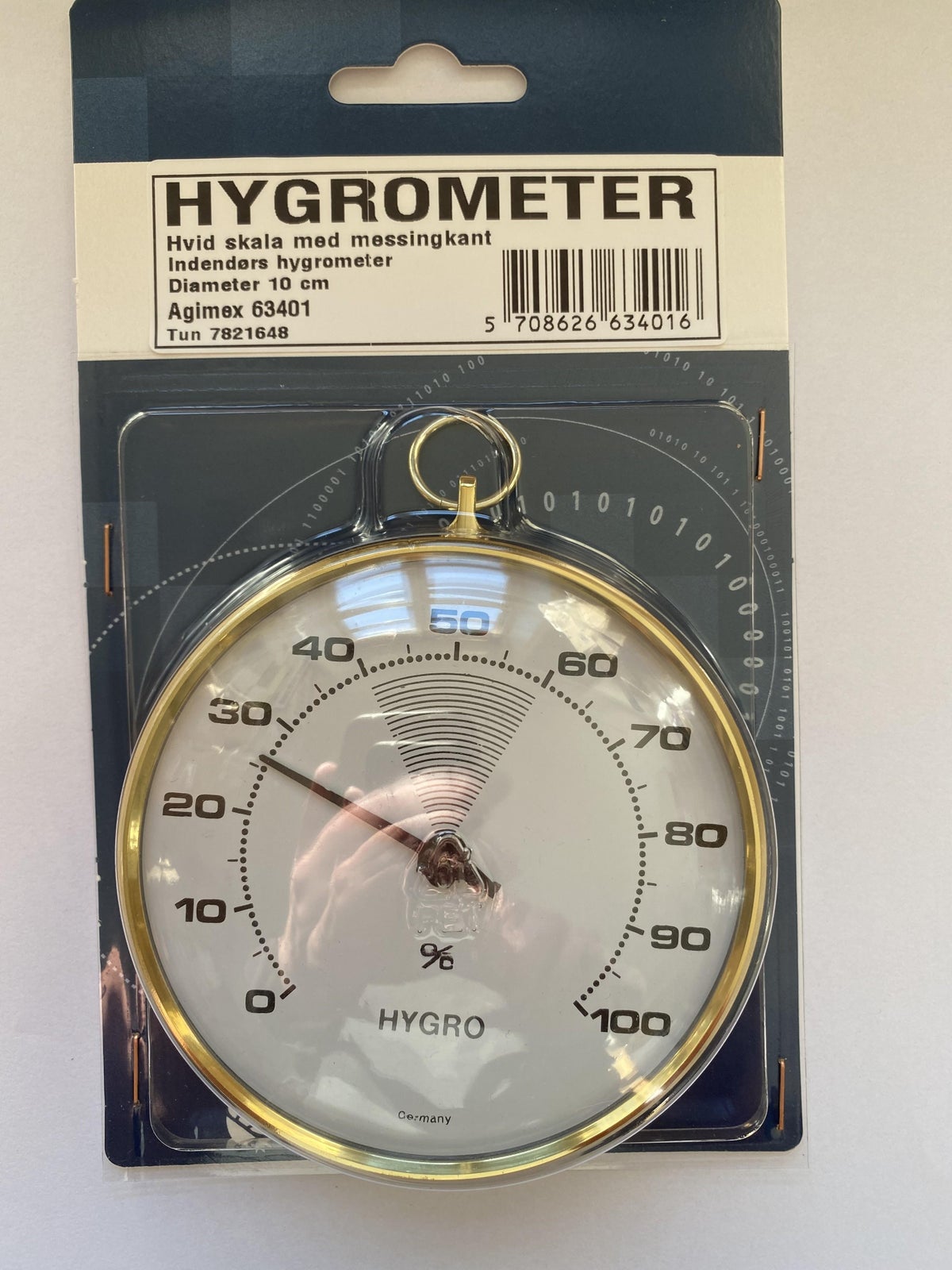 Hygrometer, Agimex Rosenborg Hygrometer SPRIT NYE