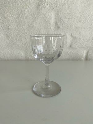 Glas, Vinglas, Murat, Holmegaard, 8 fine, gamle hedvinsglas i serien “Murat” fra Holmegaard. Glassen