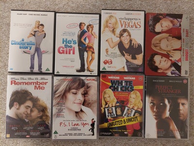 Forskellige film, DVD, komedie, 10 kr. stk.
A Cinderella Story 
He's the girl
What hoppens in Vegas
