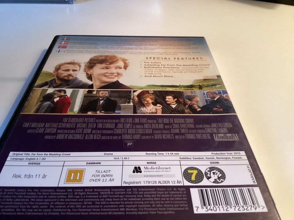 Far from The Madding Crowd , DVD, drama