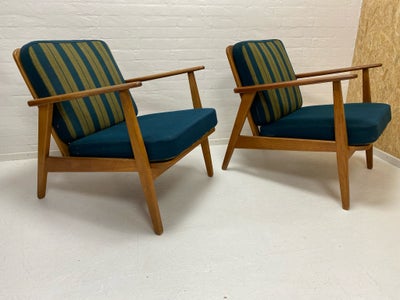Lænestol, træ, Teak designer stole af Thomas Harlev. De blev designet for Ikea i 1957 og modellen he