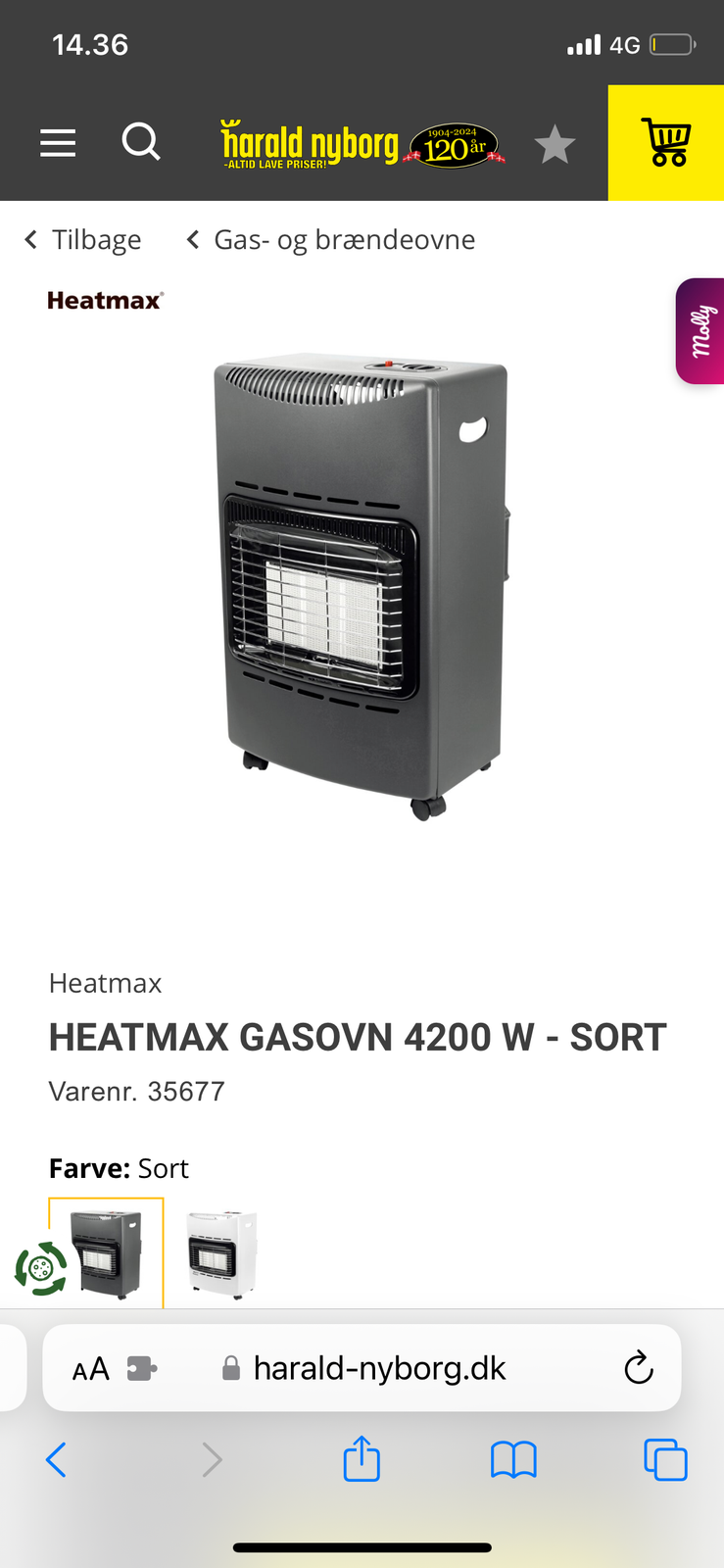 Gasvarmeovn, Heatmax
