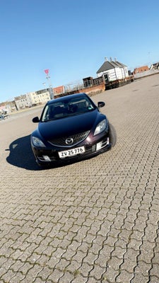 Mazda 6, 2,0 DE Advance, Diesel, 2009, km 283000, sort, træk, klimaanlæg, aircondition, ABS, airbag,
