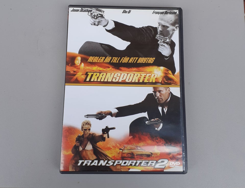 Transporter 1 og 2, DVD, action