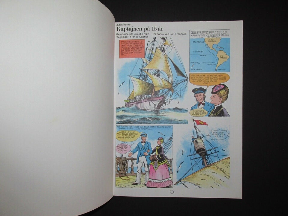 Tegneserier, Jules Verne 4 : Kaptajnen på 15 år.