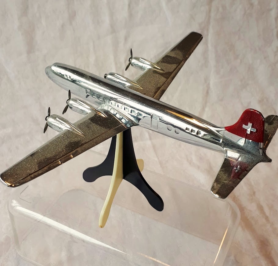Modelfly, Passagerfly. Swiss Air. Forkromet og helstøbt