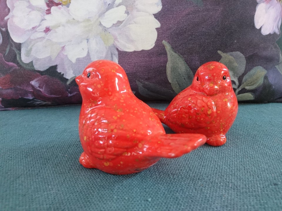 2 keramikfugle i keramik, Marianne Lynge