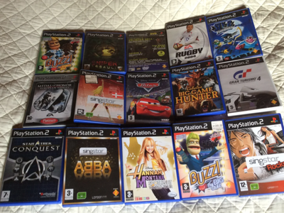 Biler, PS2, 
15 stk, PS2.
Sælges samlet for 150.
Sendes ikke.