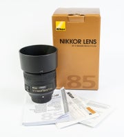 85 mm f:1,8G, Nikon, AF-S Nikkor 85mm f/1,8G